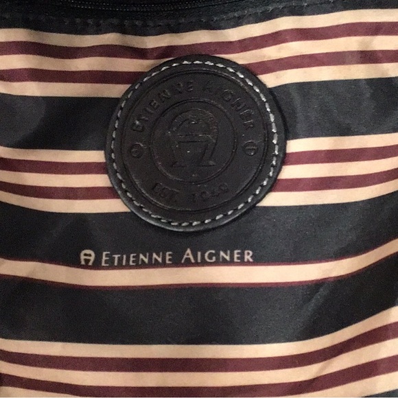 ETIENNE AIGNER Ruched Genuine Leather Crossbody Bag, Black - Picture 7 of 7